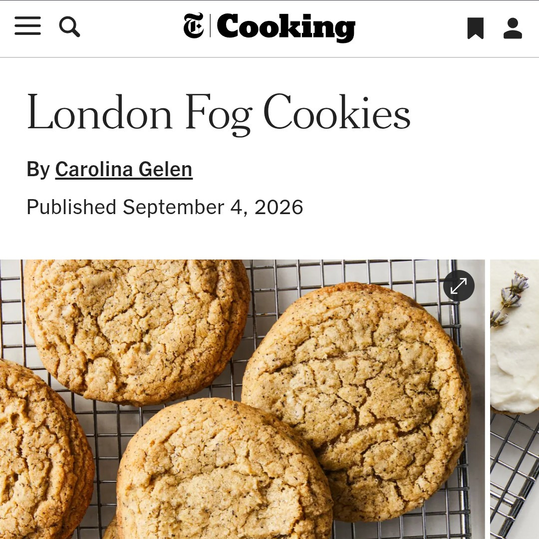 London Fog Cookies